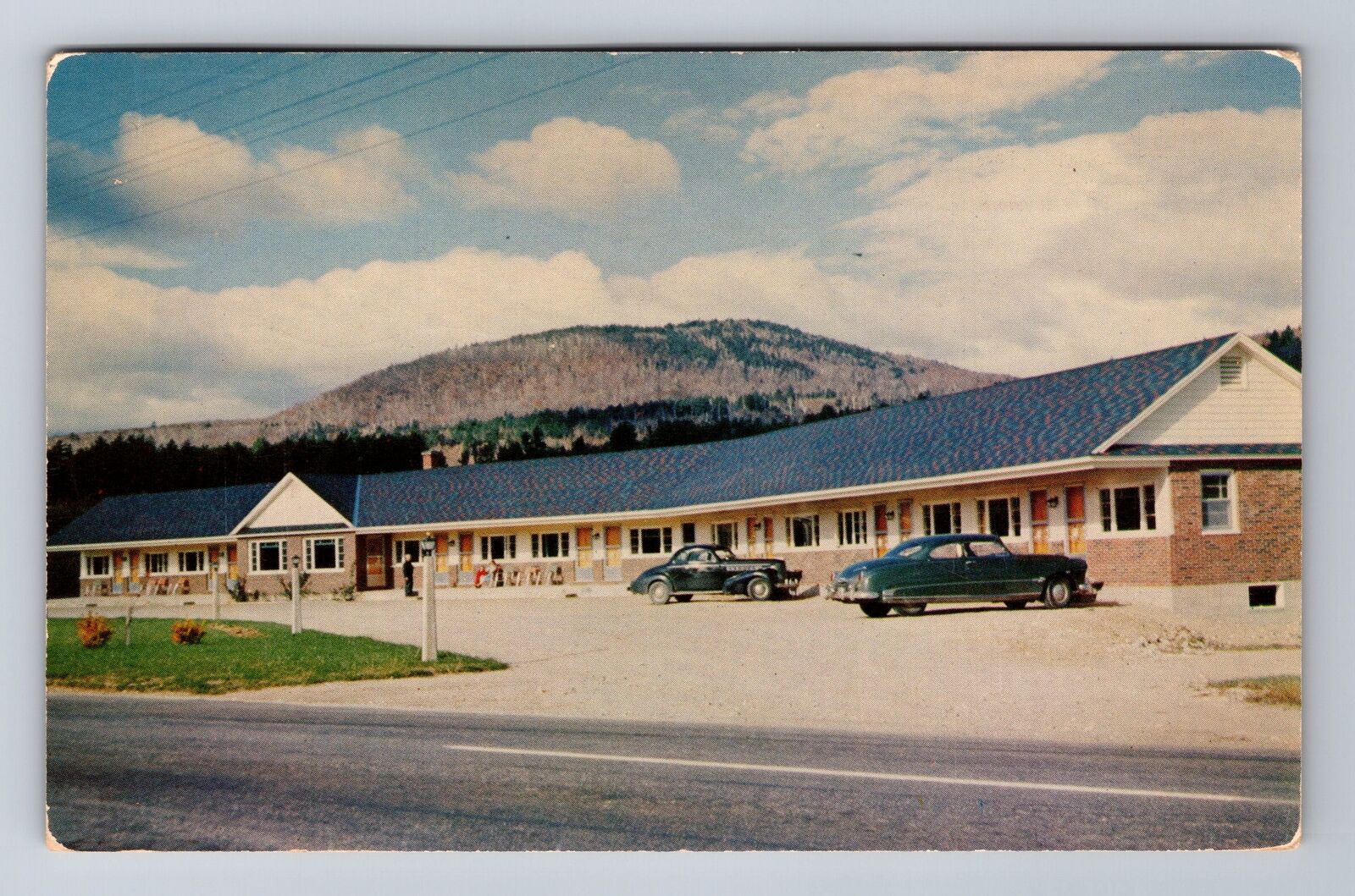 Rumford ME-Maine, Linnell Motel Advertising, Antique, Vintage Postcard