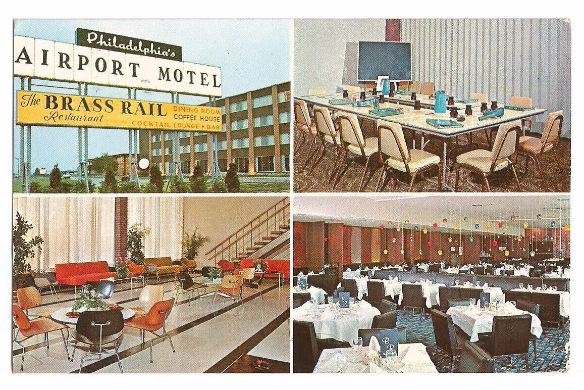 Philadelphia PA Postcard Airport Motel