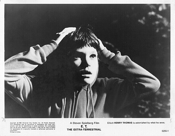 HENRY THOMAS original 8x10 press photo 1982 movie E.T. The Extra-Terrestrial