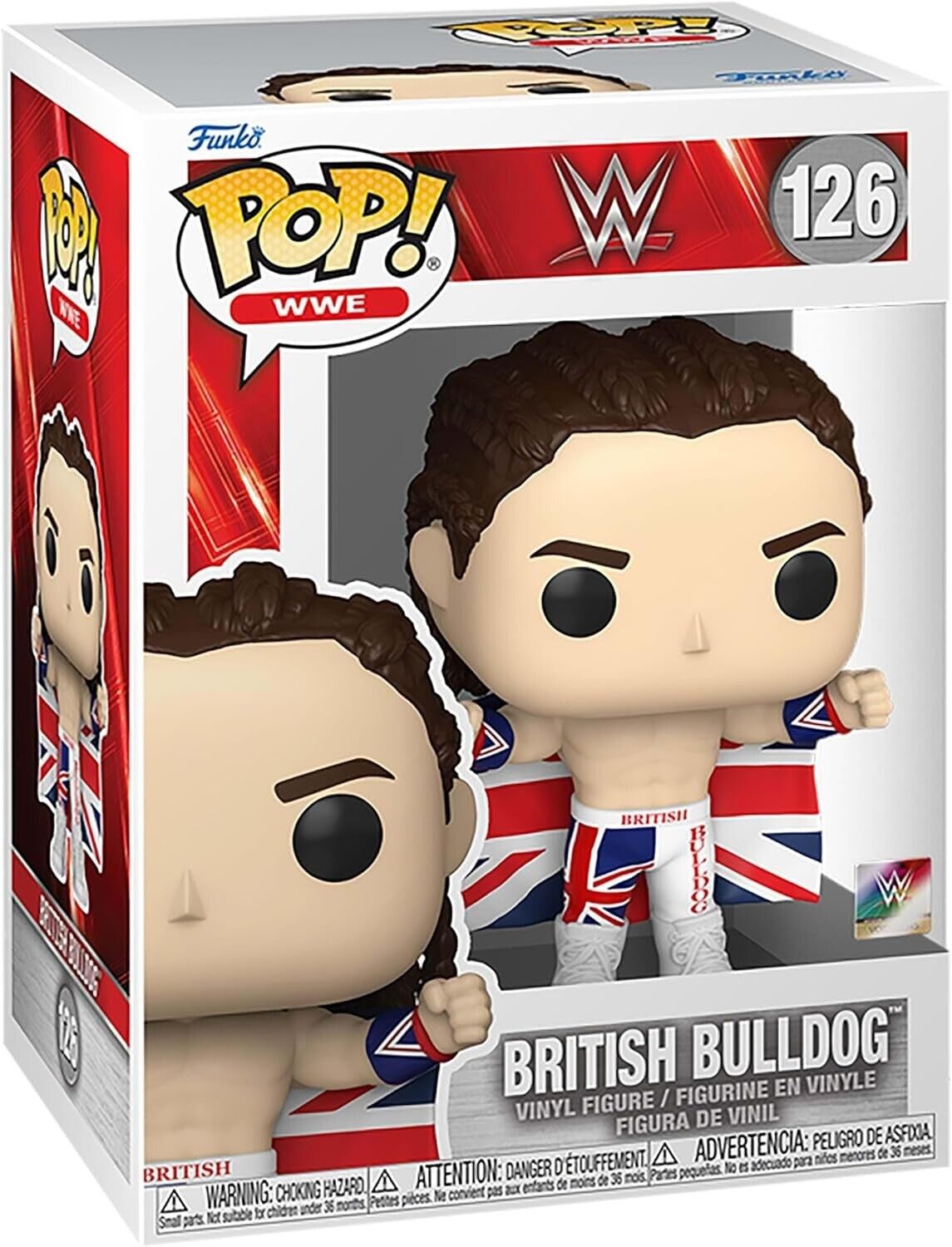 Funko Pop WWE WWF The British Bulldog Davey Boy Smith Brand New in Box