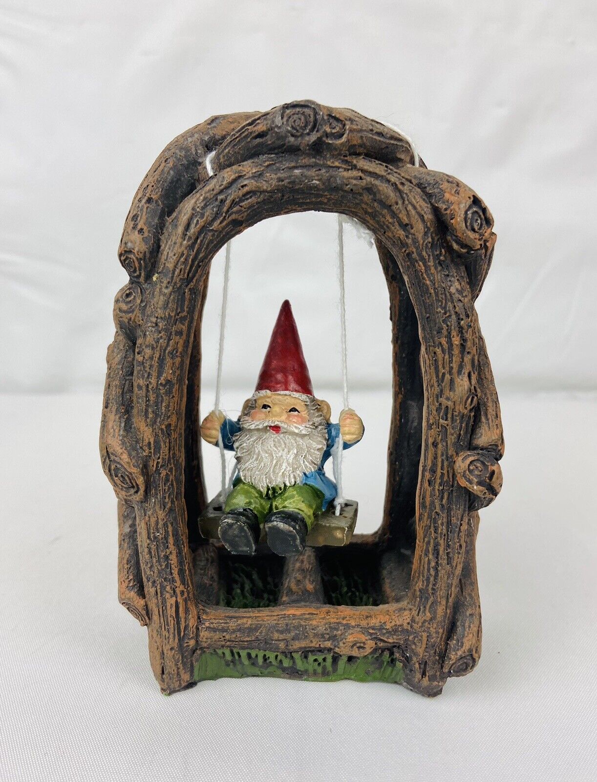 5” Gnome Twisted Tree Arch Swing Figurine Fairy Garden The Bloom Room Littles