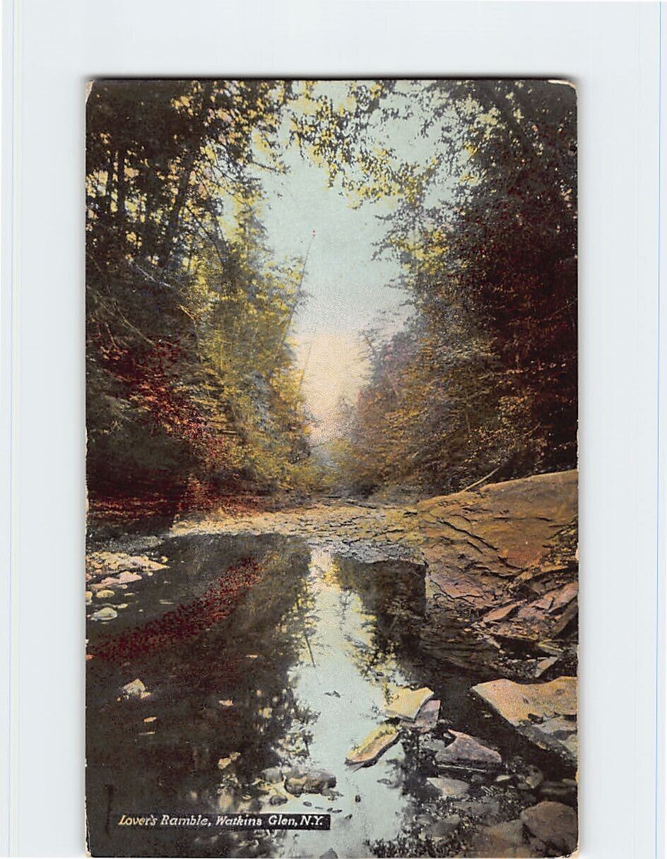 Postcard Lover's Ramble, Watkins Glen, New York