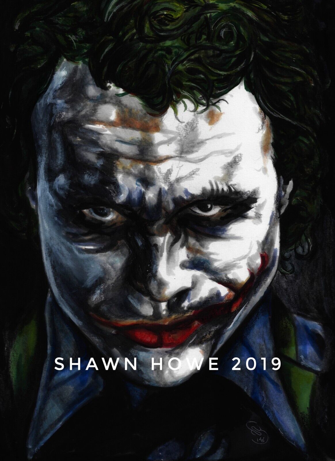 Shawn Howe Why so Serious? Art  print 11x17 signed by artist 3 Pack Joker