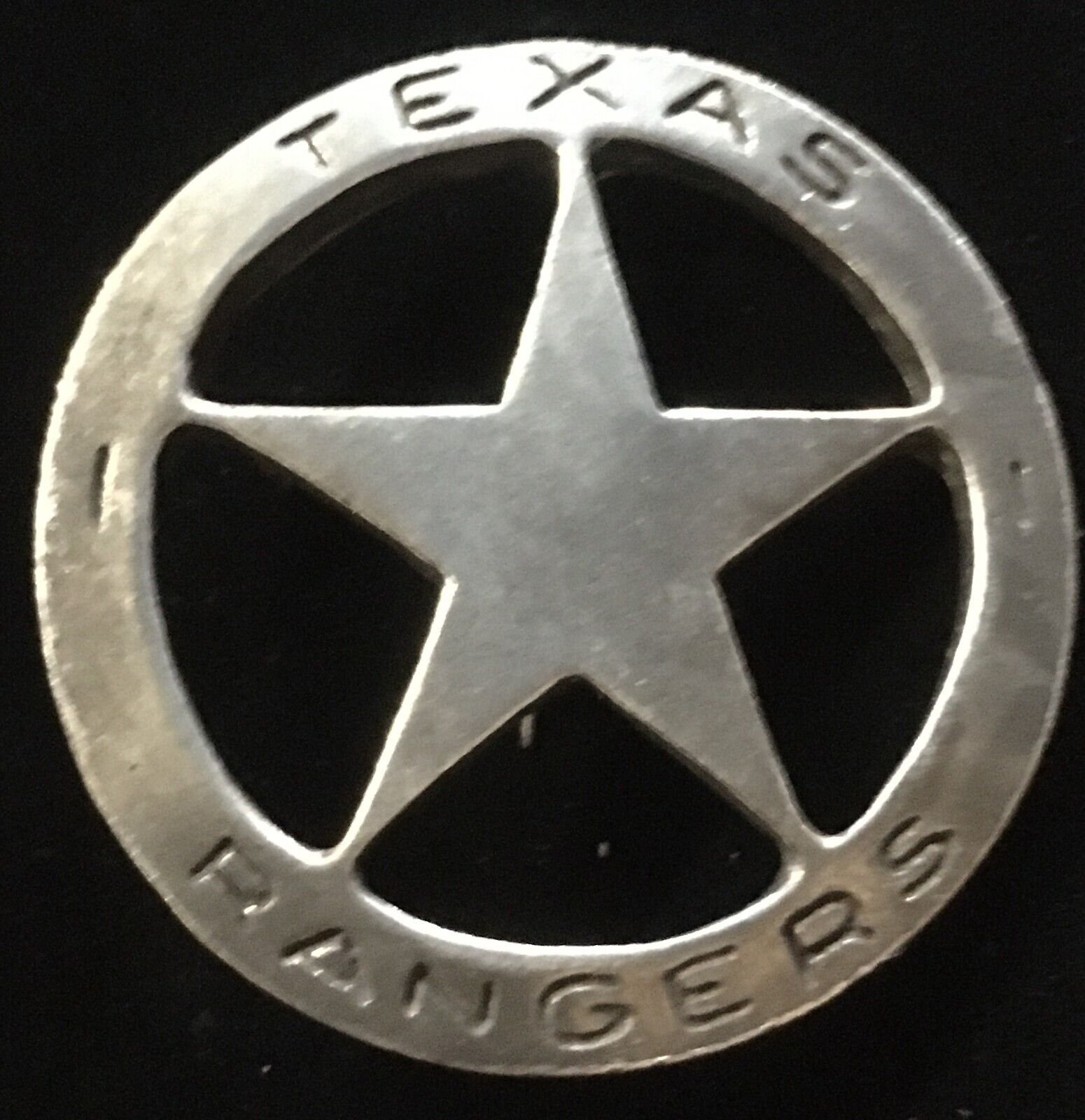 Texas Rangers Star Old West Historic Replica Badge Cast Pewter Made In The USA