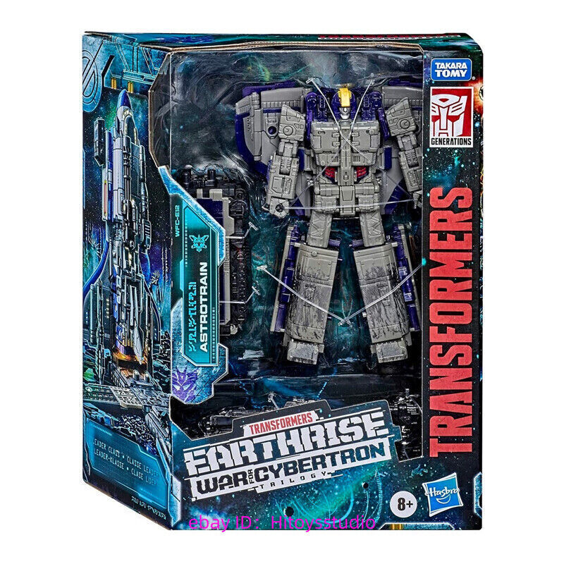Hasbro Transformers Earthrise Astrotrain War Cybertron Leader Class Smoke