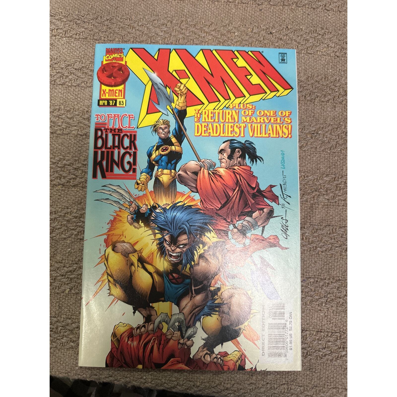 Vintage Collectors Comic Book X-Men April 1987 Volume 1 #63