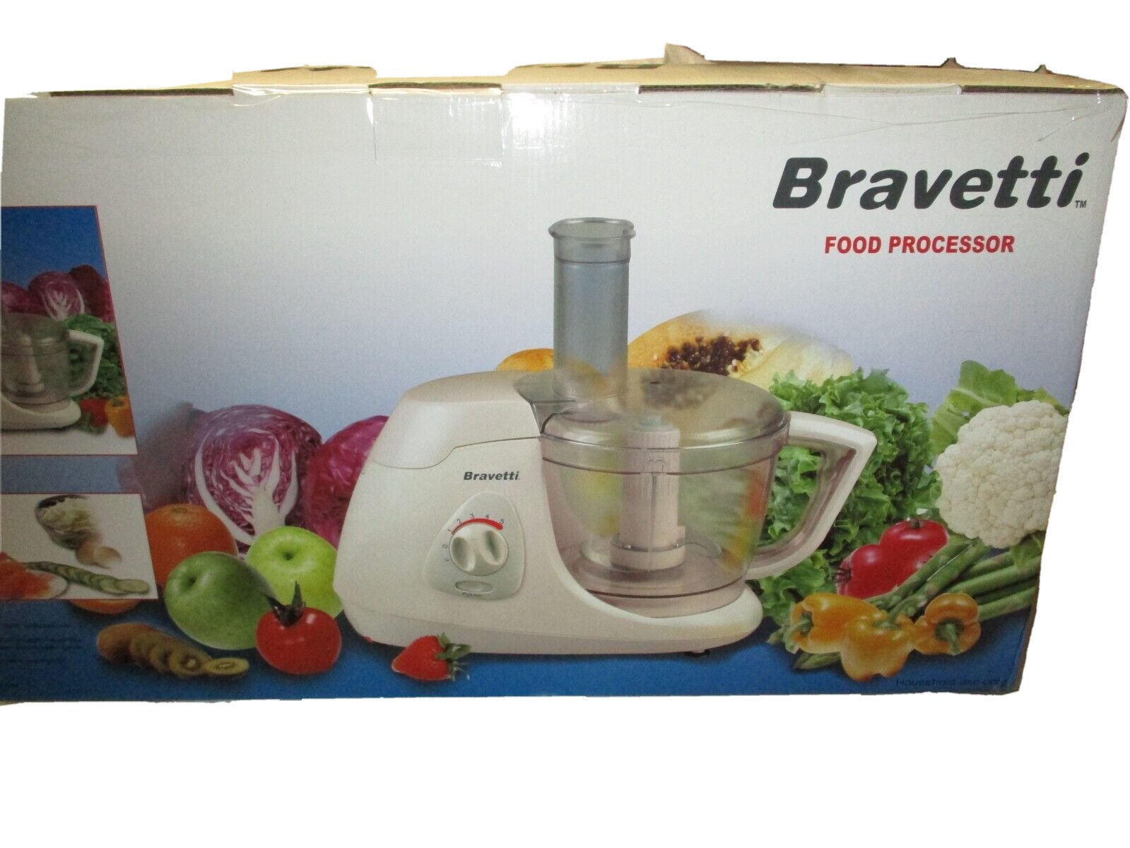 Bravetti Food Processor Model EP119 with 5 Programs