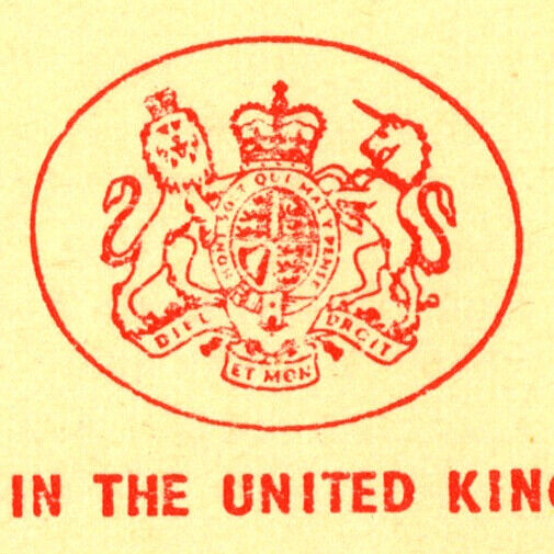 Vintage 1963 Western European Union United Kingdom Ministry Of Health Abroad
