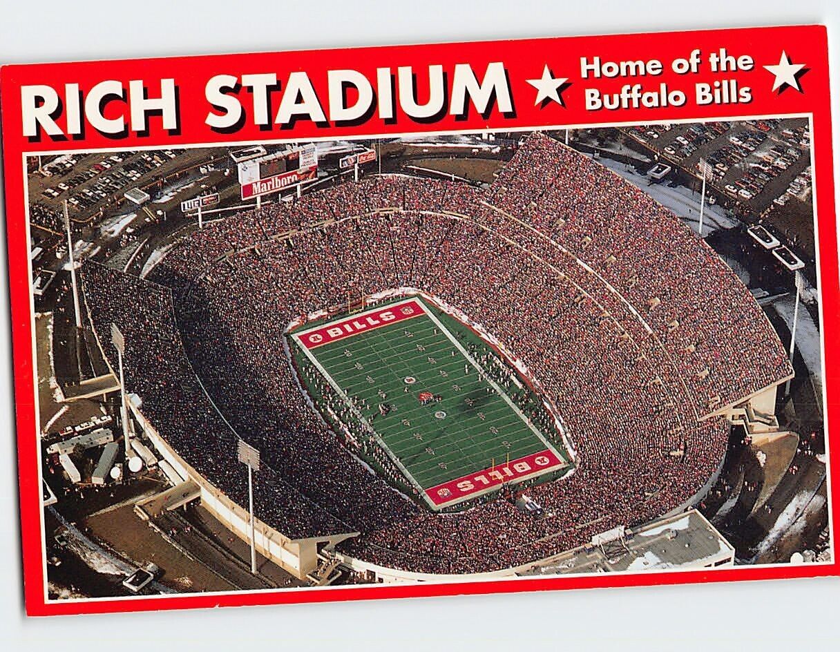 Postcard Rich Stadium Home of the Buffalo Bills Orchard Park New York USA