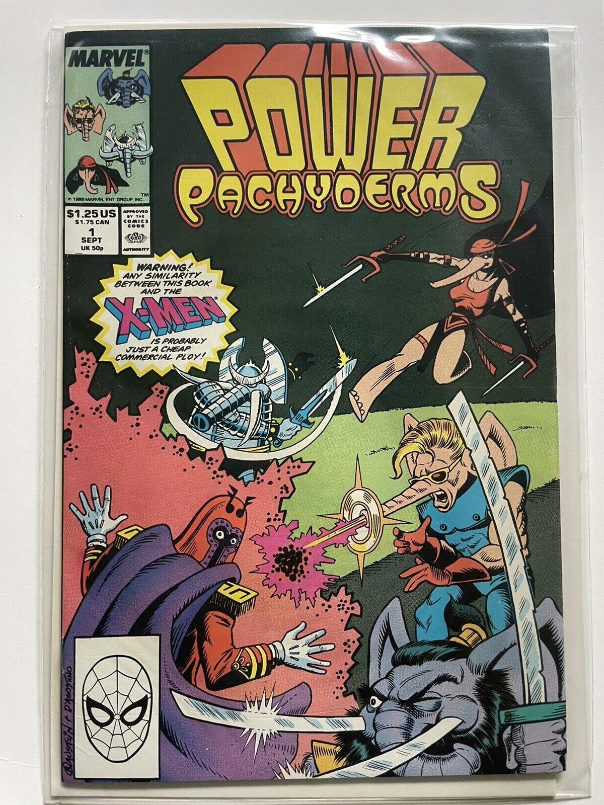 Power Pachyderms #1 One Shot (September 1989) Marvel Comics, NM
