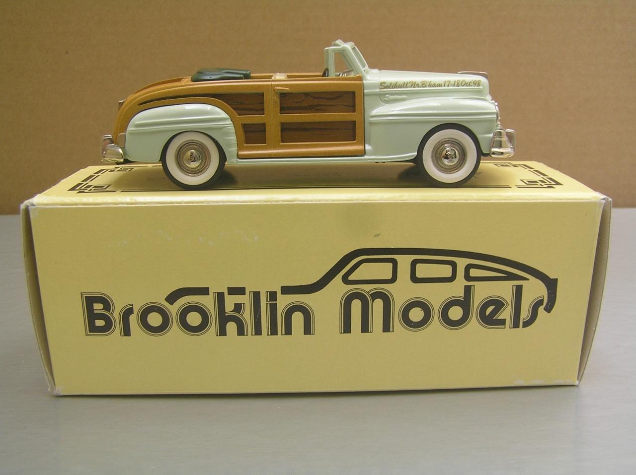 Brooklin Models BRK.69x 1946 Mercury Sportsman Modelex 98 Very Rare Mint in Box