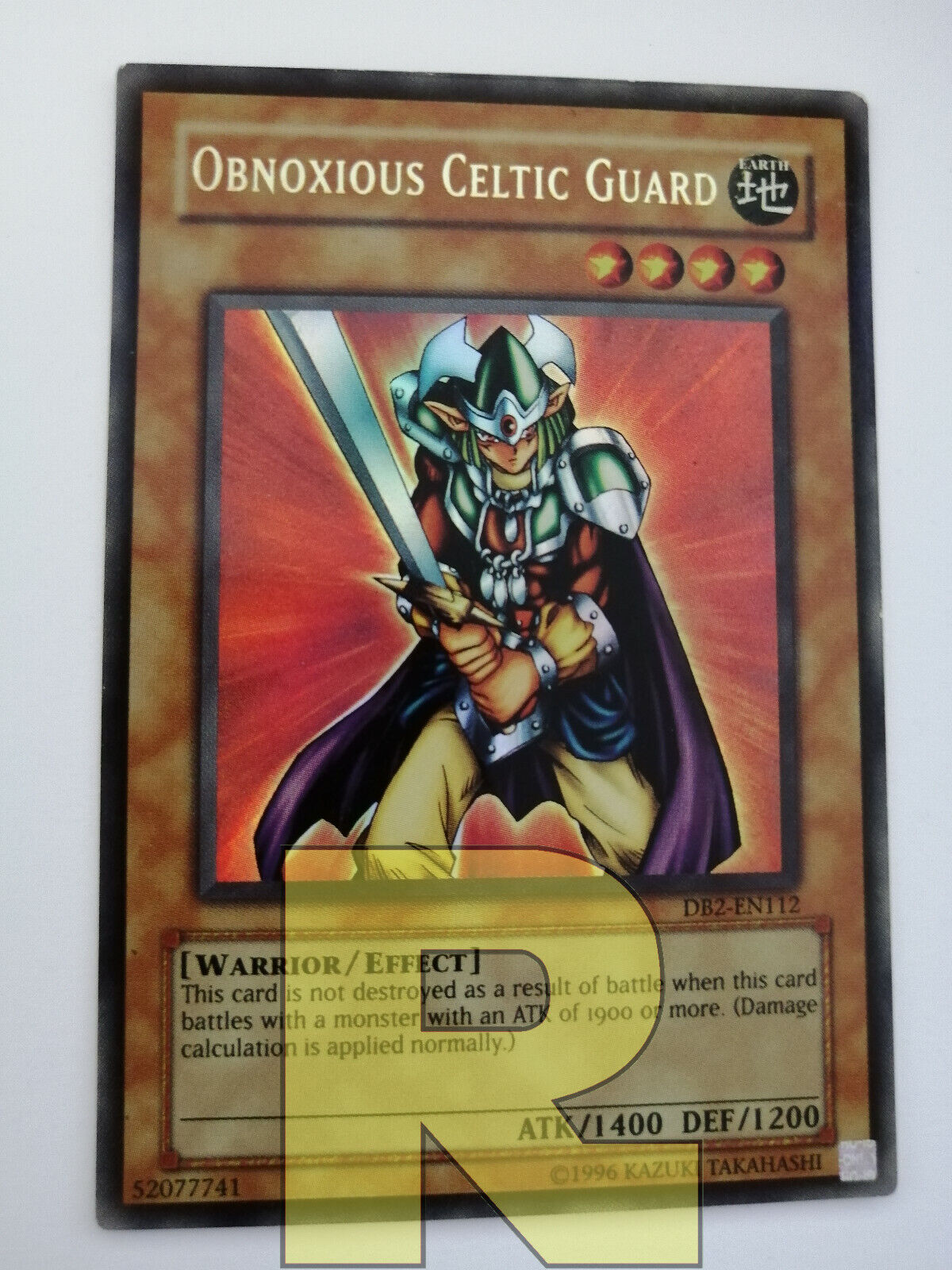 Obnoxious Celtic Guard / Celtic Guardian® Ultra Rare® DB2-EN112 English EX