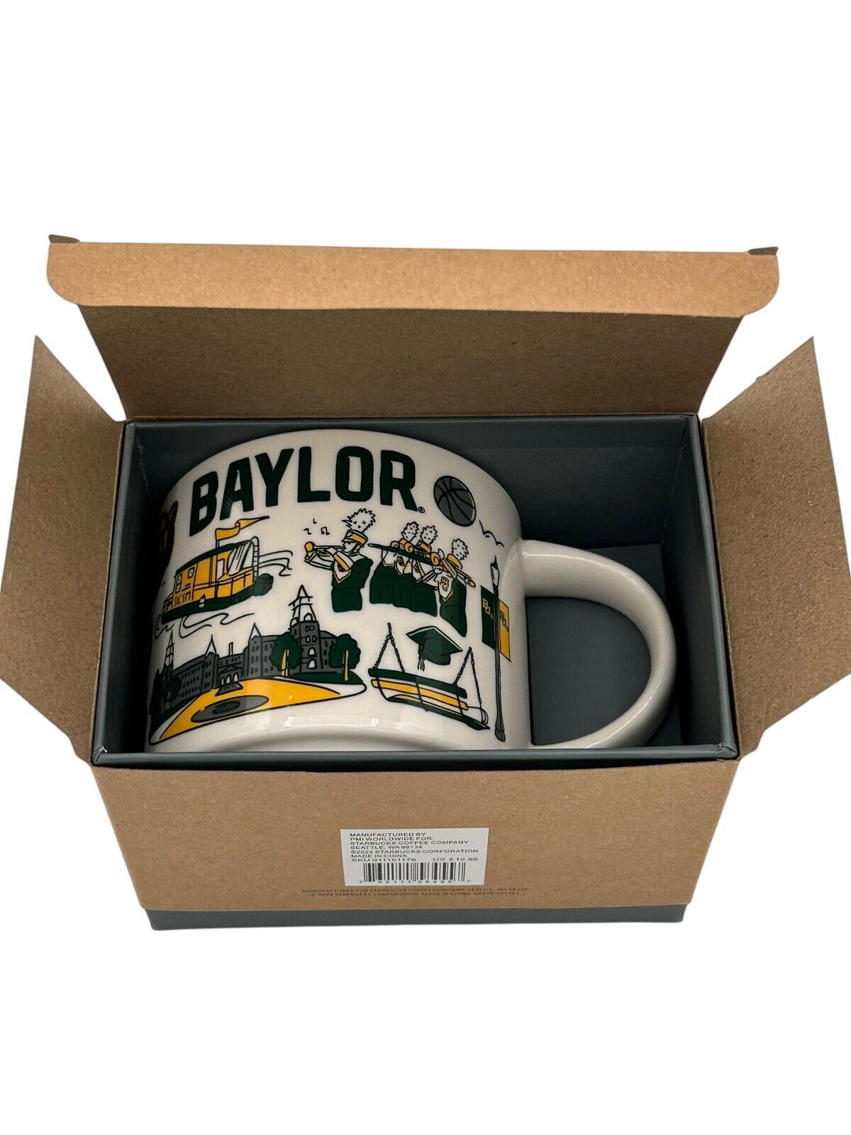 Starbucks BAYLOR University Been There Series Campus Collection 14 oz mug NEW