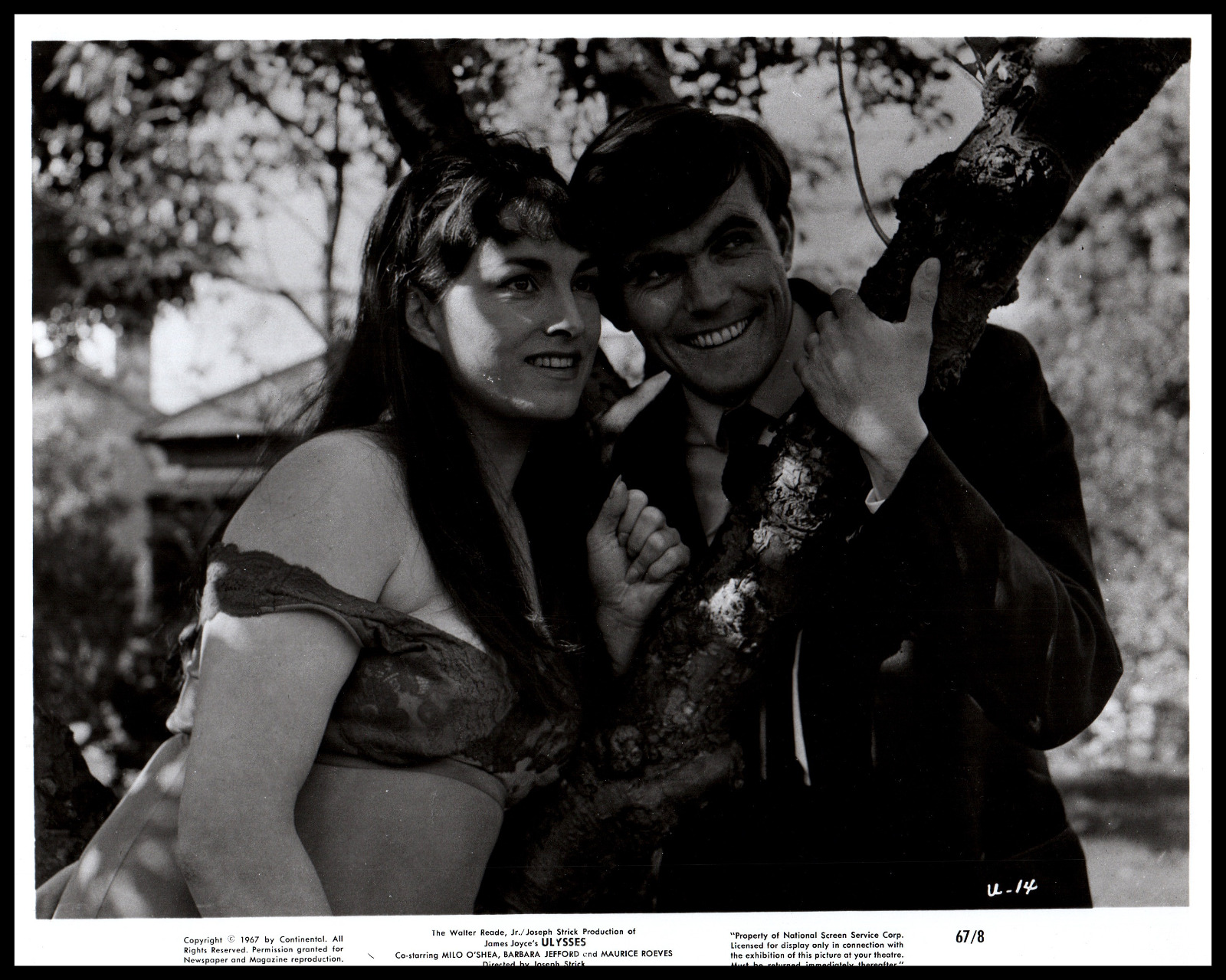 Milo O\'Shea + Barbara Jefford in Ulysses (1967) 🎬⭐Original Vintage Photo K 33