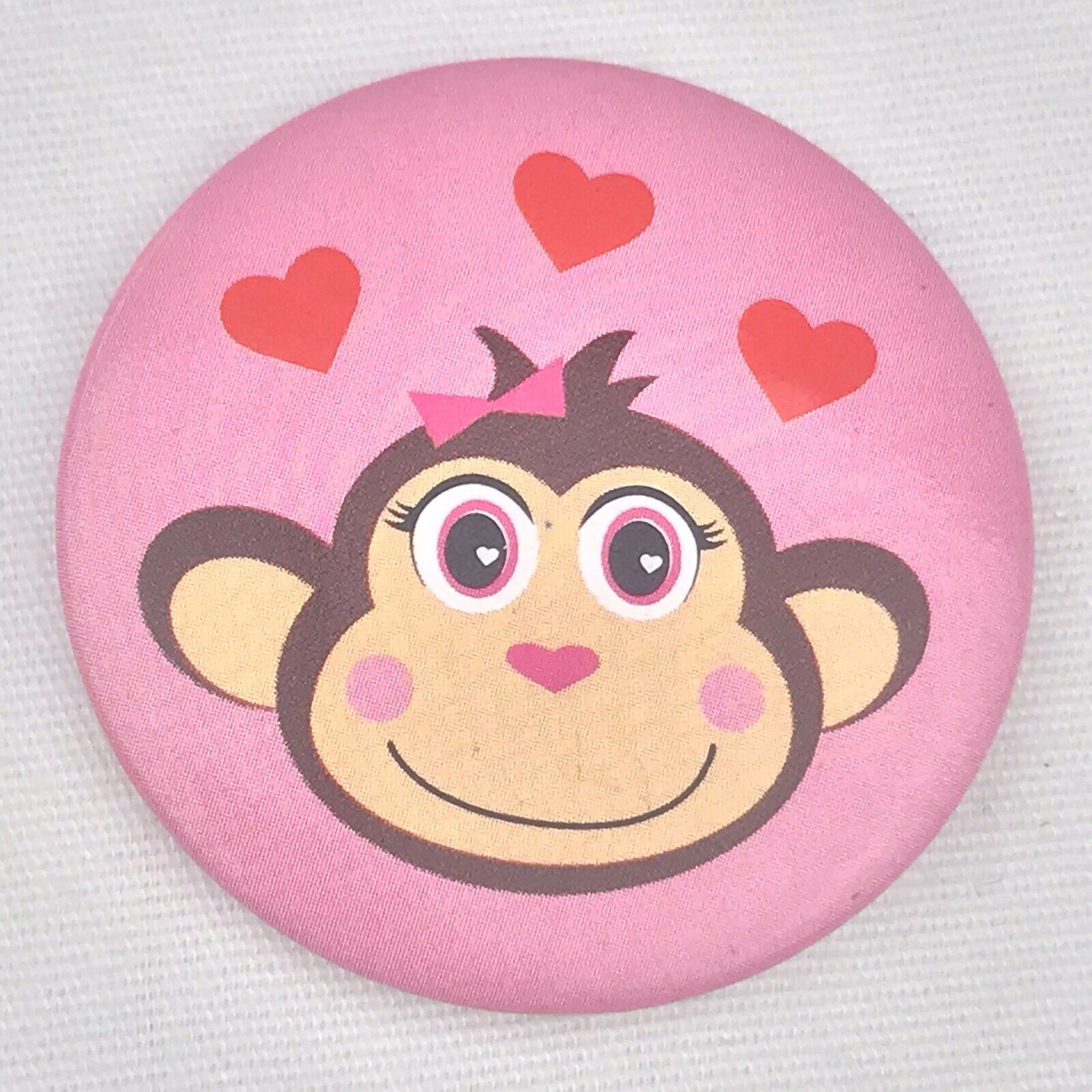 Monkey Love Pin Button Pinback