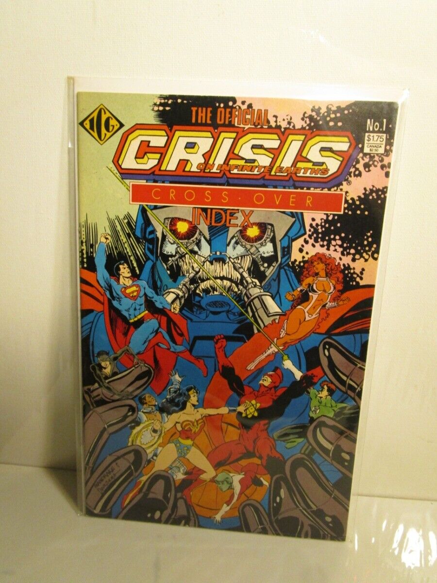 The Official Crisis on Infinite Earths Crossover Index #1 (1986) BAGGED BOARDED
