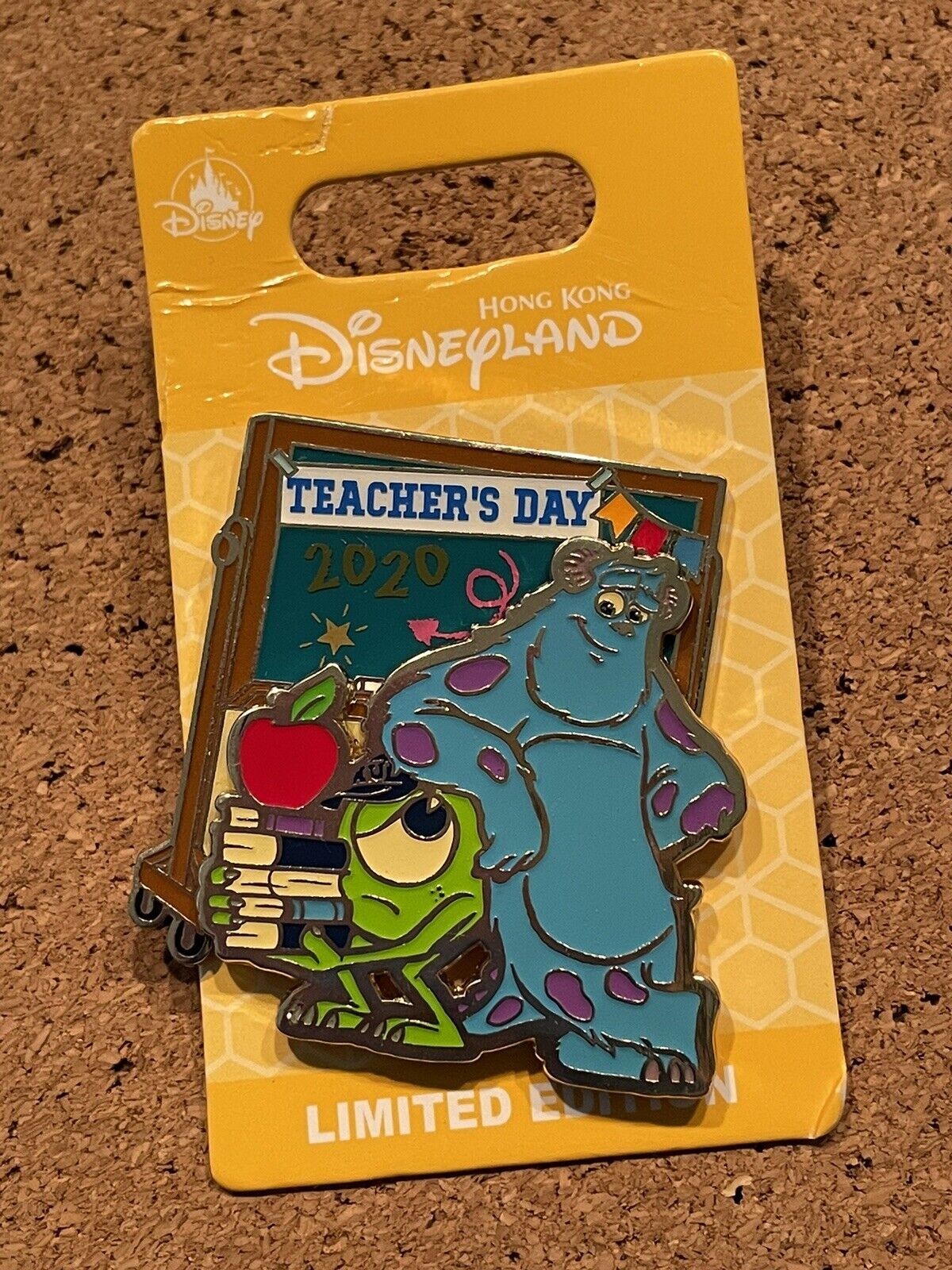 Disney Pins HKDL Hong Kong Teacher’s Day 2020 Monsters Sulley Mike LE600 Pin