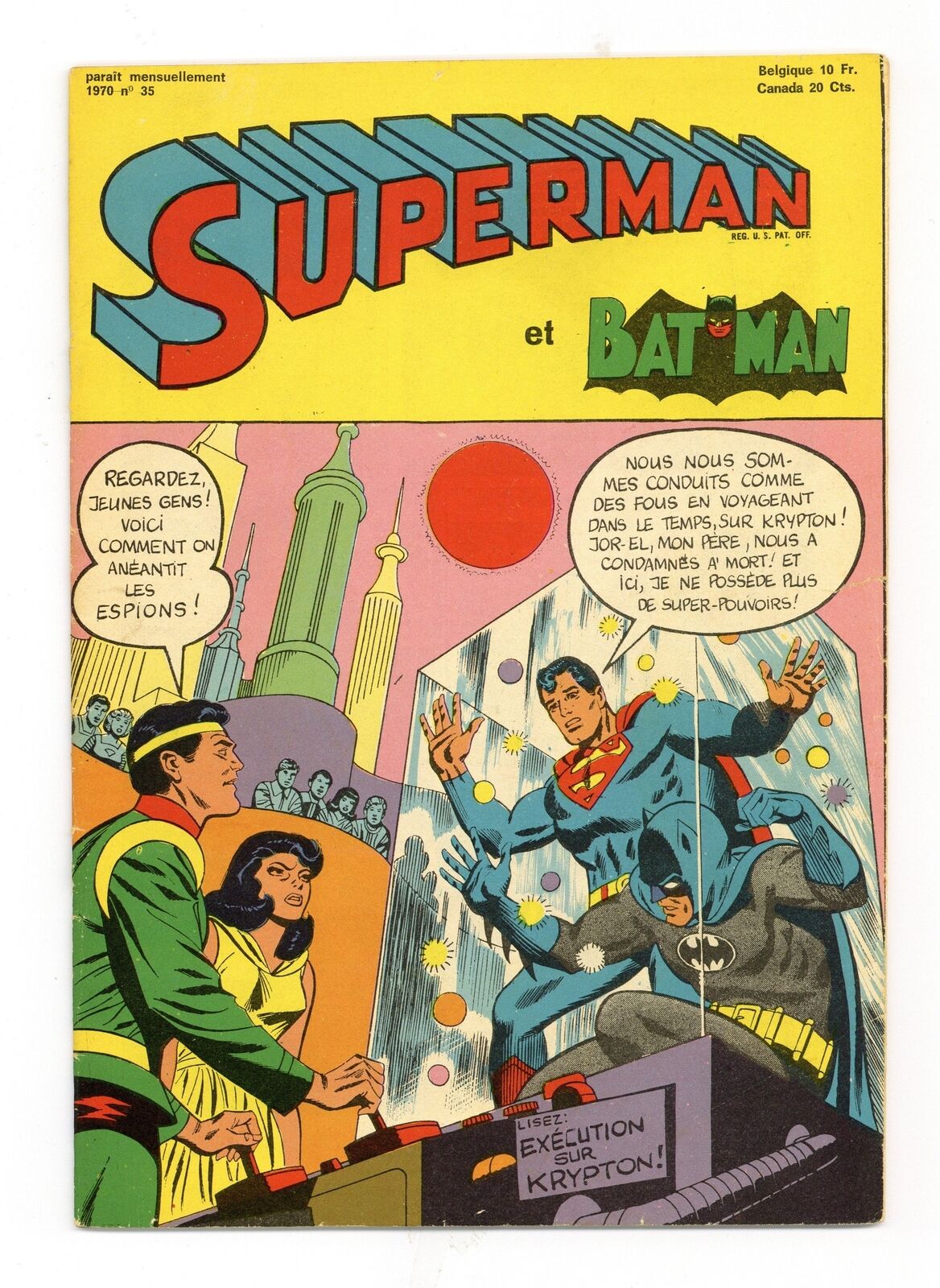 Superman et Batman #35 VG- 3.5 1970
