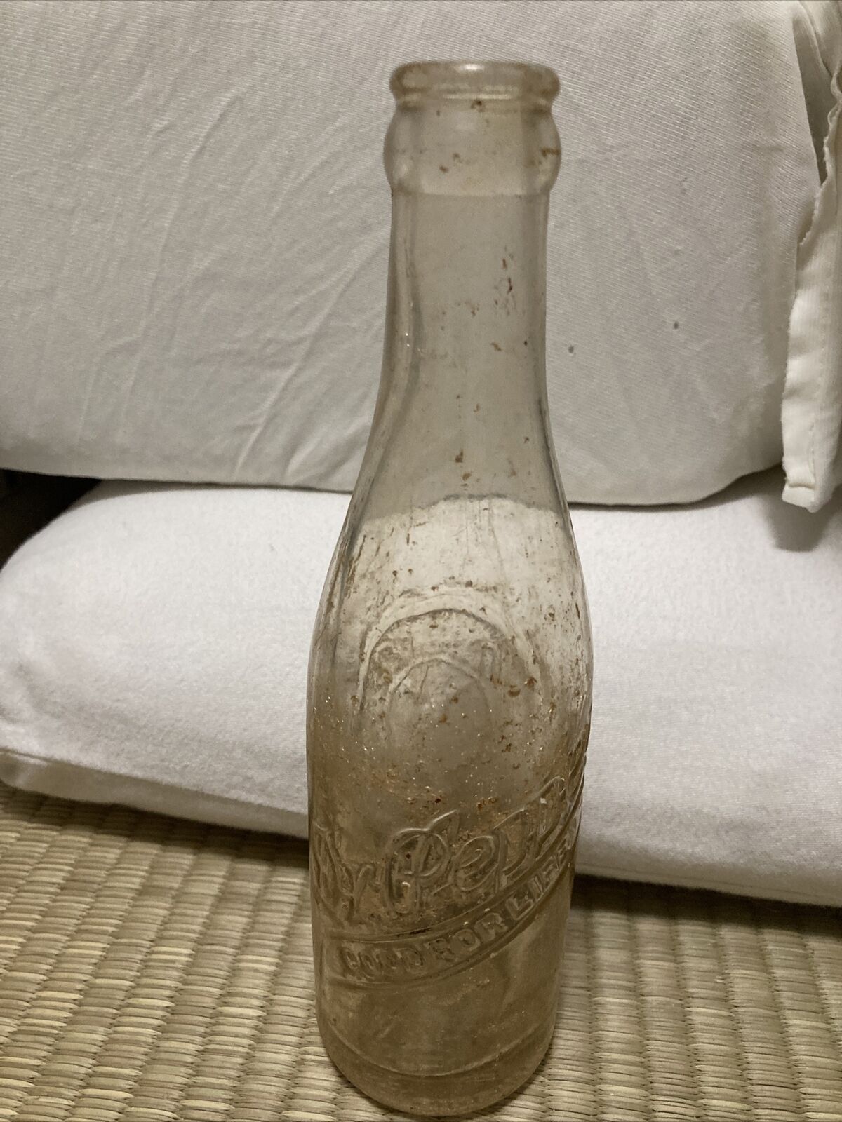 6 1/2 Oz. Embossed 1930’s 10 2 4 Dr pepper Soda Bottle, Cincinnati Ohio