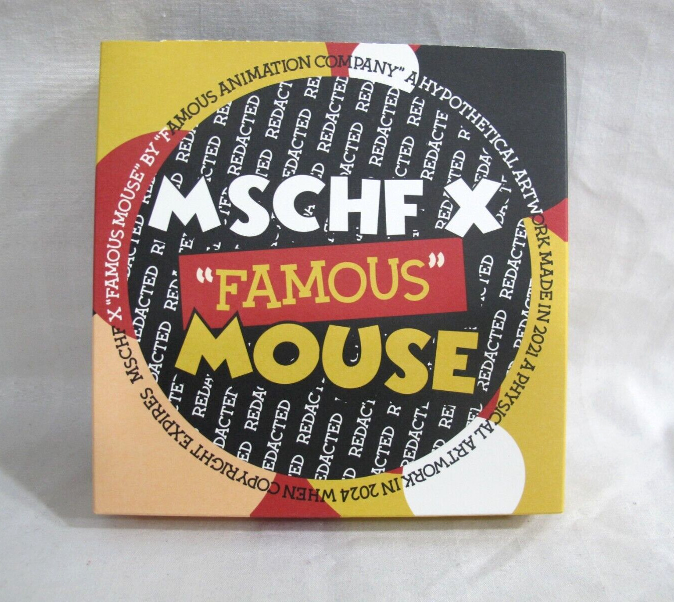 MSCHF x FAMOUS MOUSE Disney Token Collectible - Redeemable 2024 LE /1000 - NEW