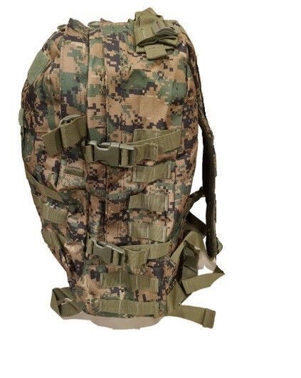 Marpat pattern Woodland Camo 3 day assult pack.