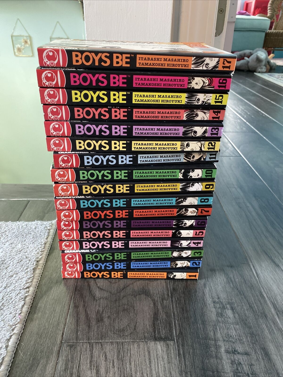 Boys Be MANGA LOT Itabashi Masahiro Vol 1-17 COMPLETE SET 1st Ed
