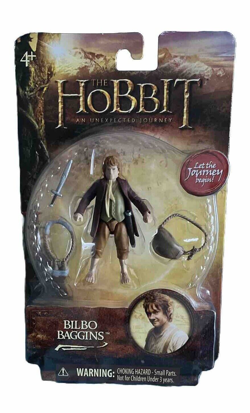 The Hobbit Collectible Figurine Bilbo Baggins NEW An Unexpected Journey