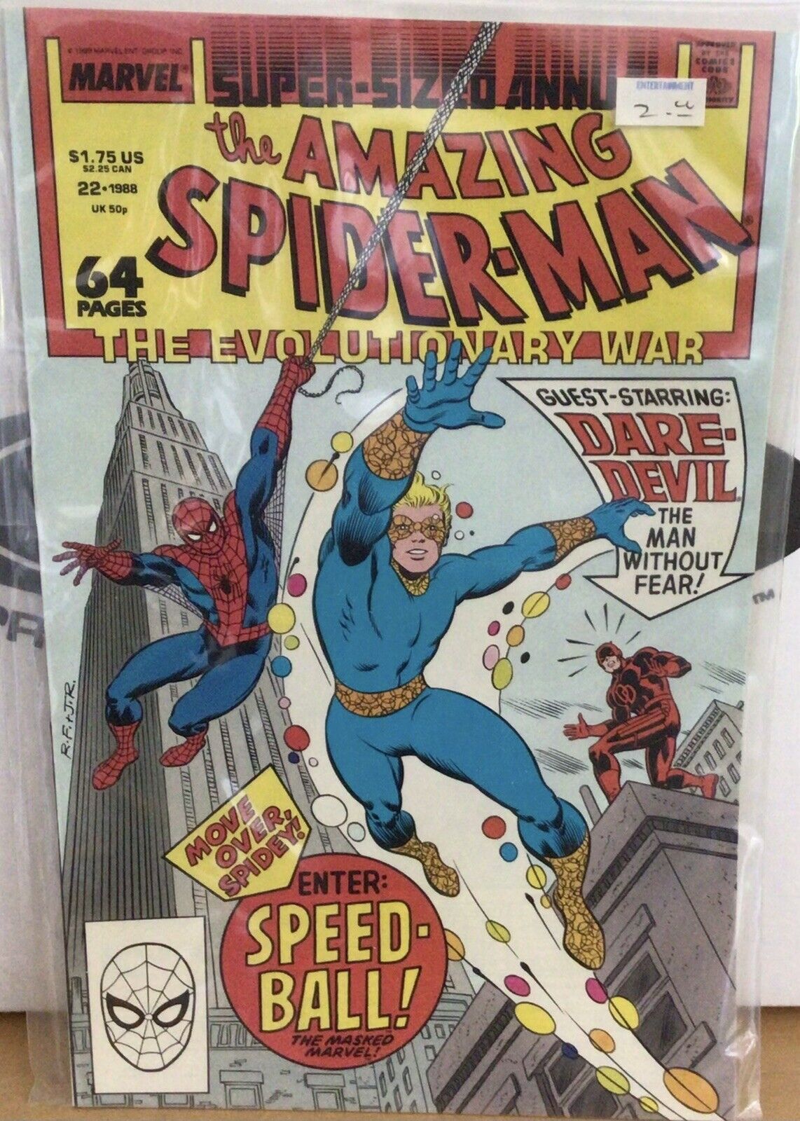 Marvel Comics The Amazing Spider-Man 1st App Of Speedball 