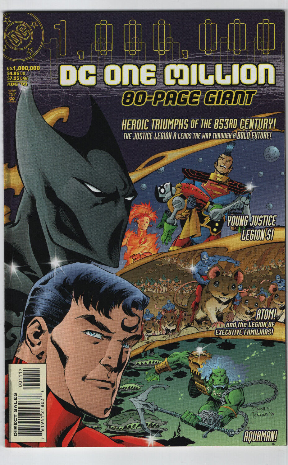 DC One Million 80 Page Giant #1 1st Appearance App Batman Beyond 1999 DC Comics