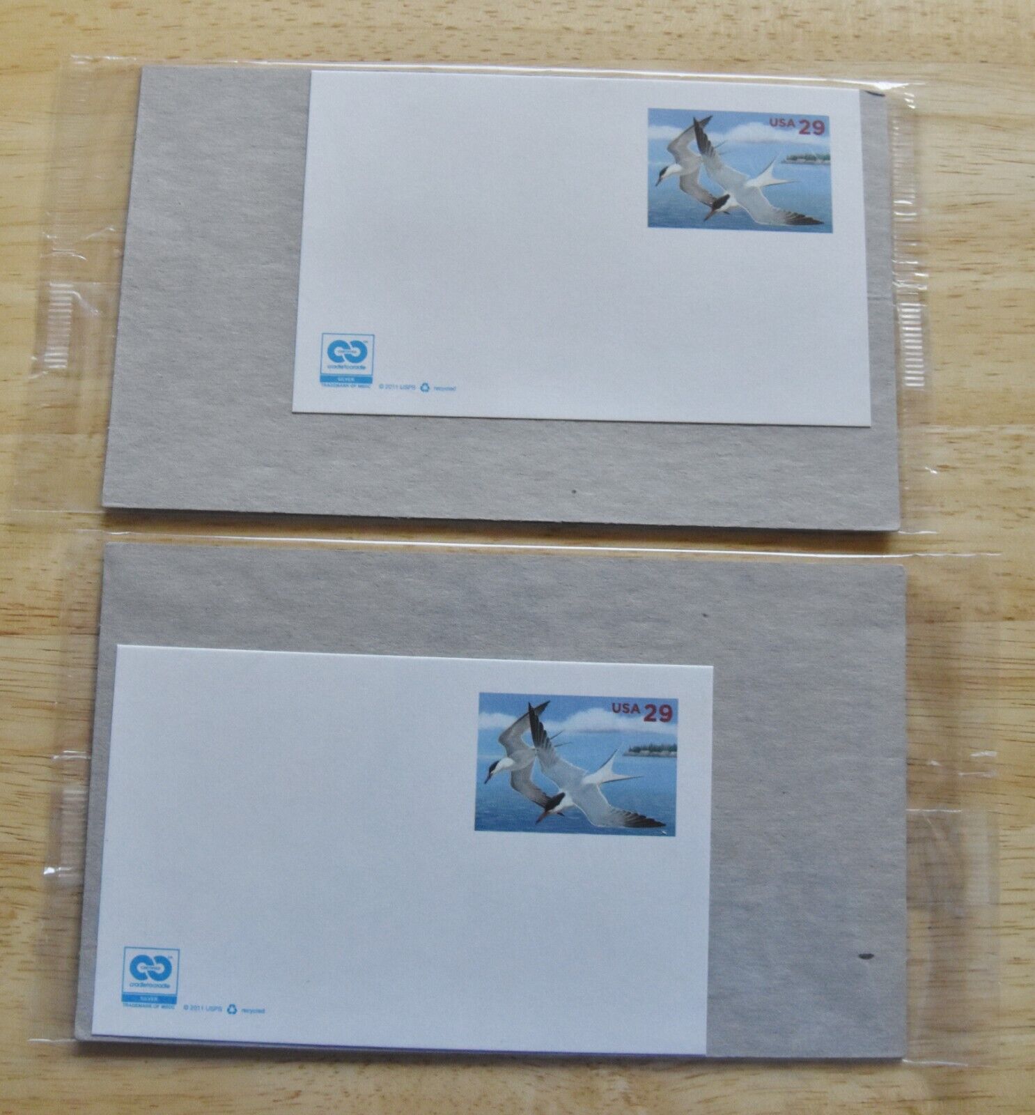 29 cent Common Terns postcards (2) 2011 USPS Sealed in original package