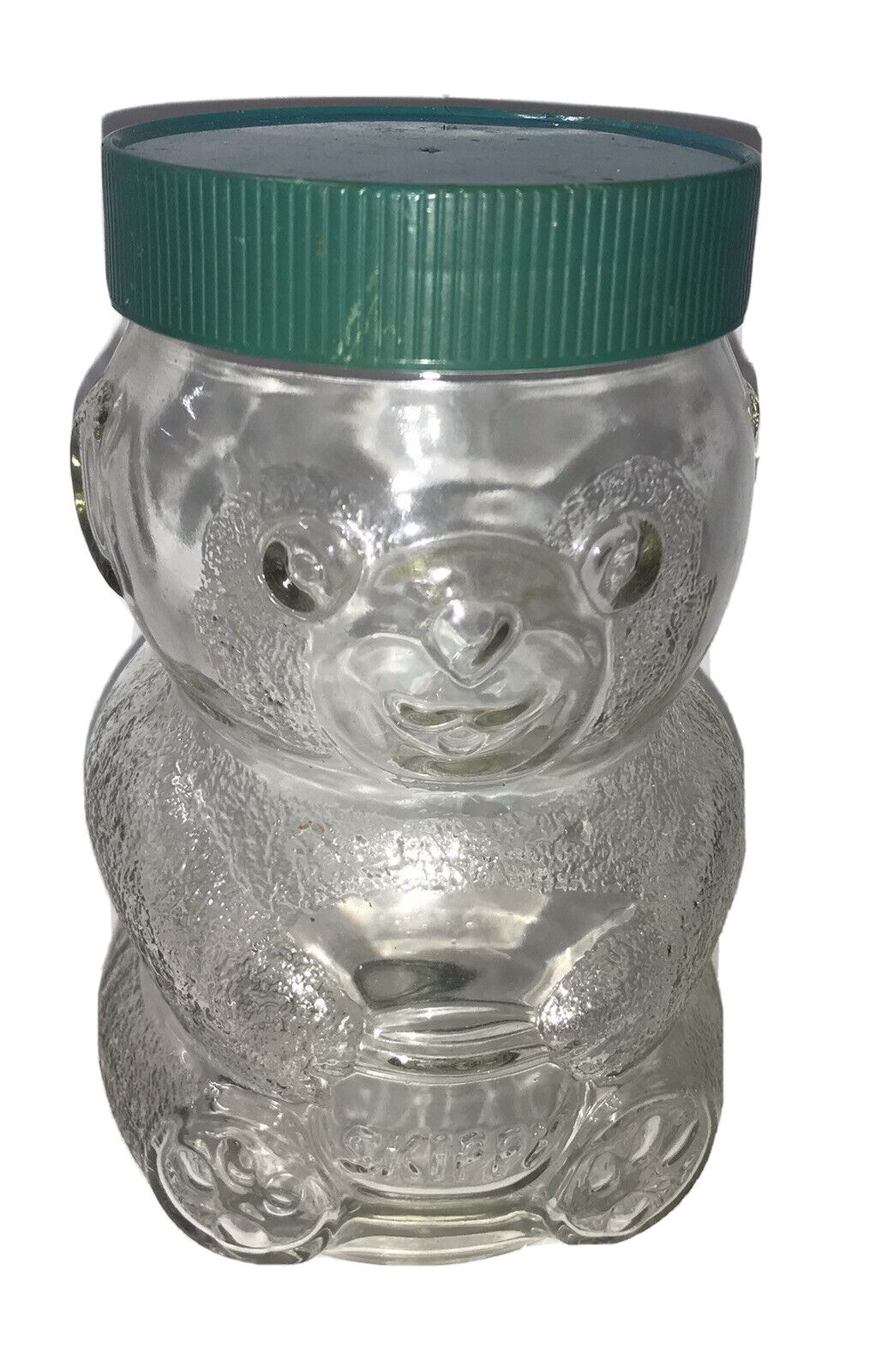 Vintage Glass Skippy Peanut Butter Squirrel ? Jar - 48 Ounce 7” Tall