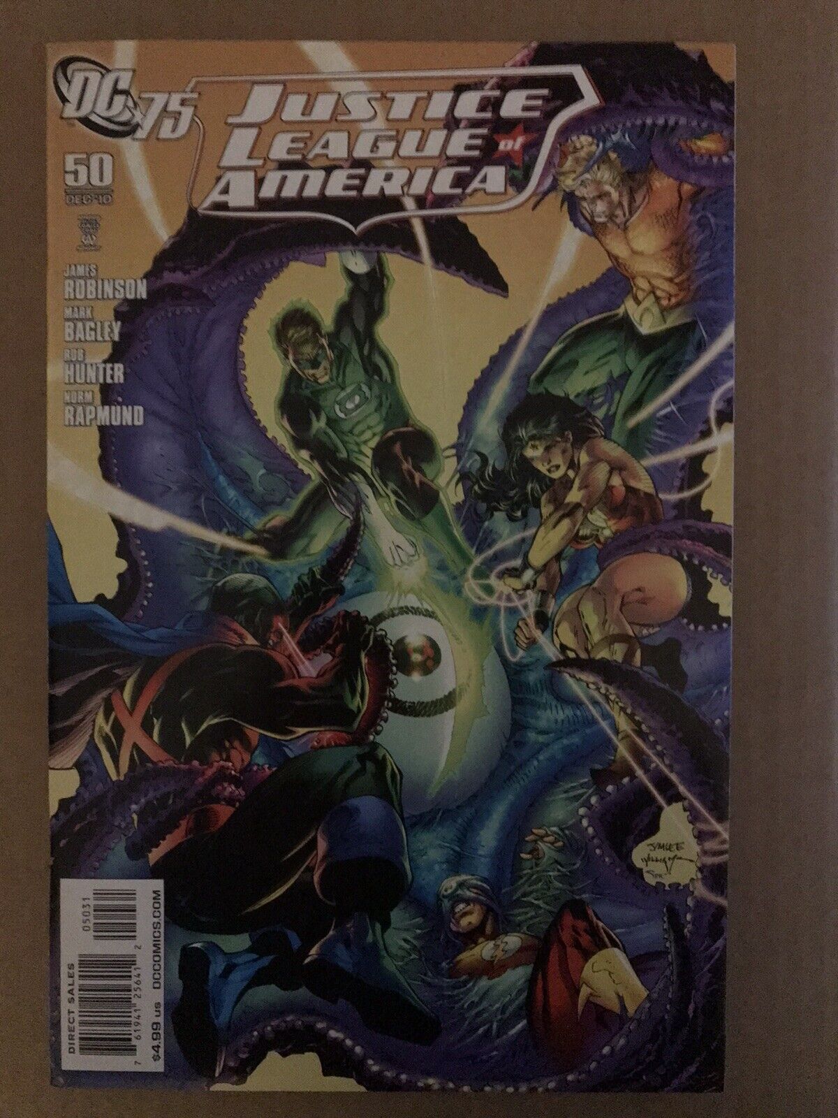 Justice League of America #50 75th Anniversary Retailer Variant 2014 1:25 Comic