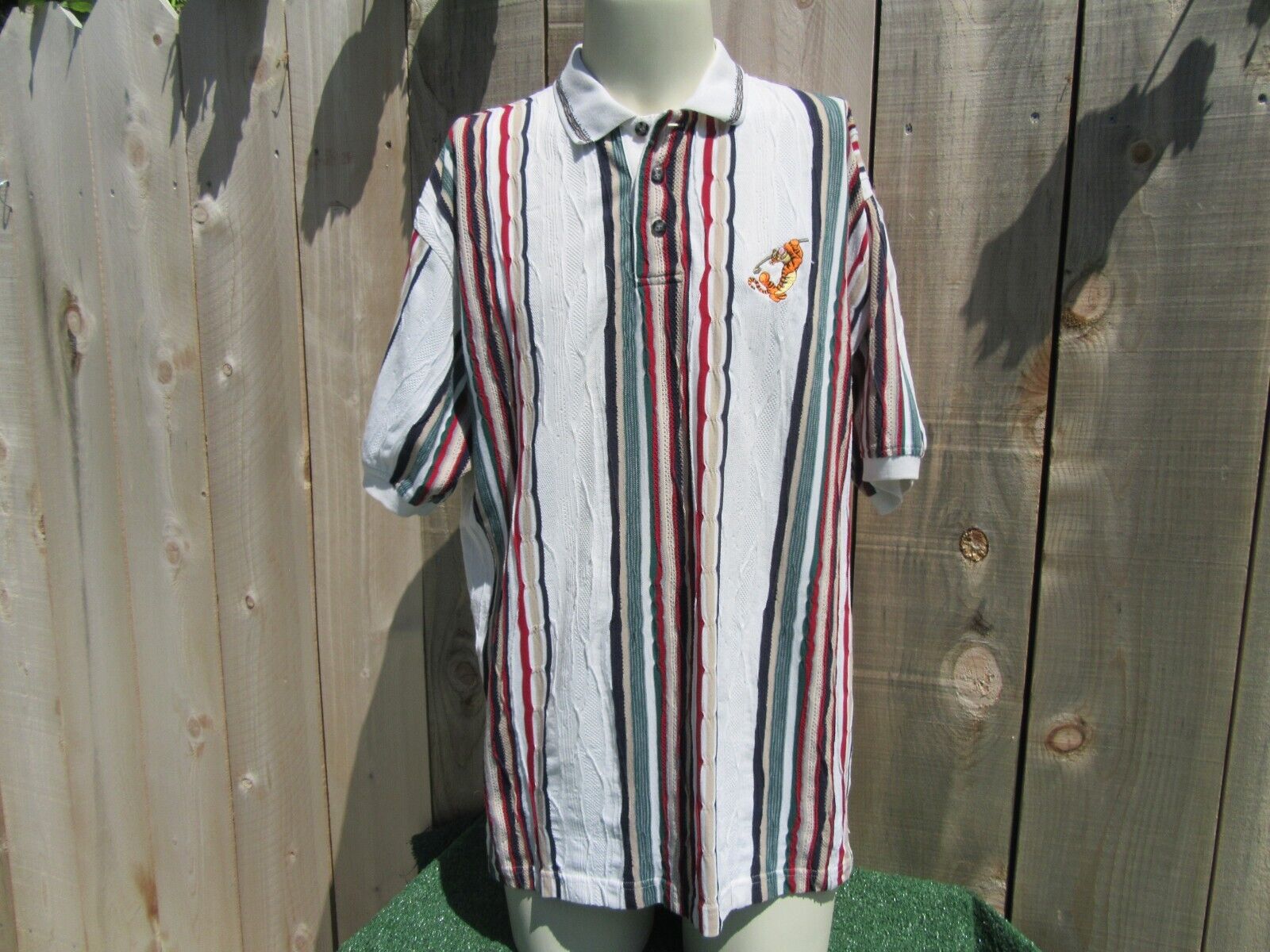Vintage The Disney Catalog Winnie The Pooh Tigger Golf Polo Shirt Size XXL?