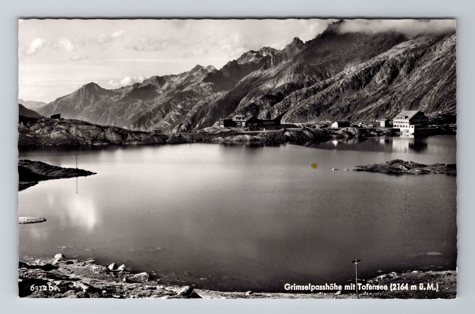 RPPC-Switzerland, Grimselpasshohe mit Tofensee, Antique, Vintage Postcard