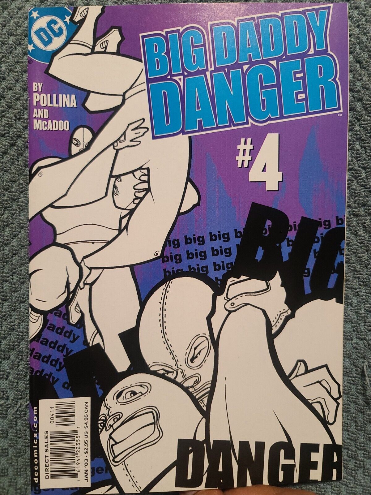 Cb6~comic book - big daddy danger- #4- Jan 03