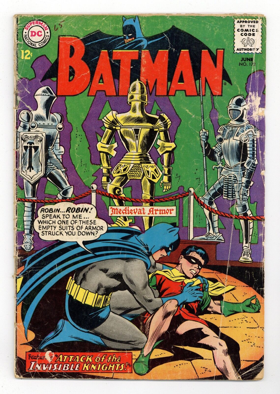 Batman #172 GD+ 2.5 1965