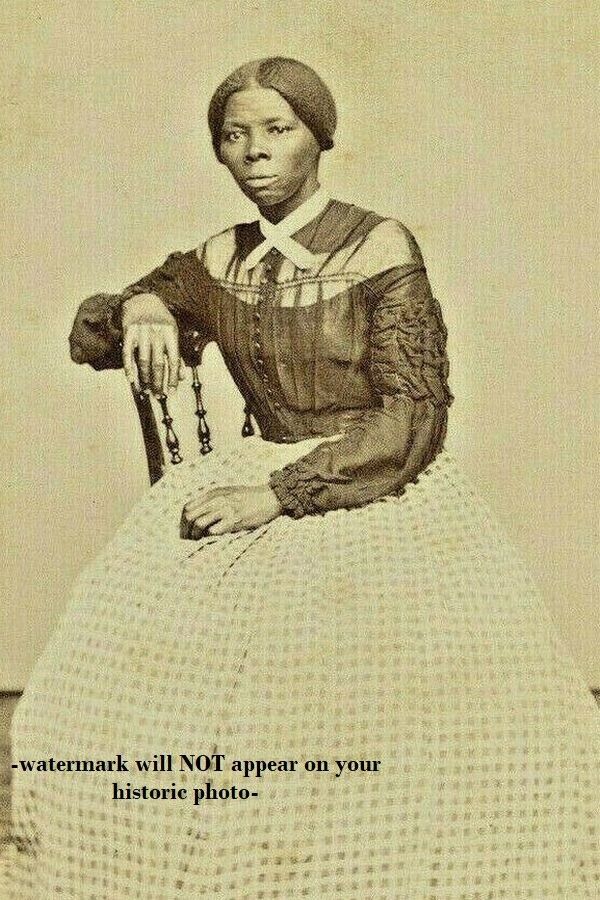 Hero Harriet Tubman PHOTO Black Slave Civil War Spy,UNDERGROUND RAILROAD