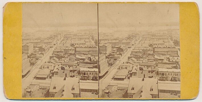 LOUISIANA SV - New Orleans Panorama from Church - Lilienthal 1870s