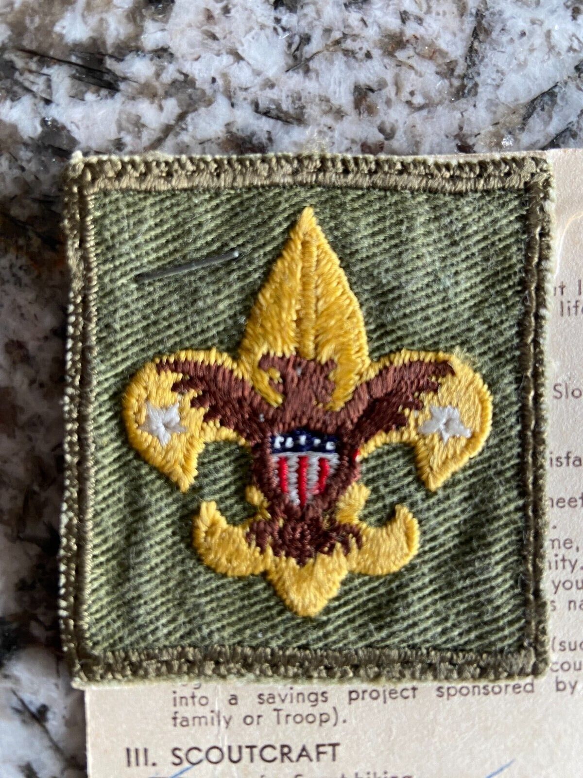 Vintage Second Class 1957 Boy Scout Badge