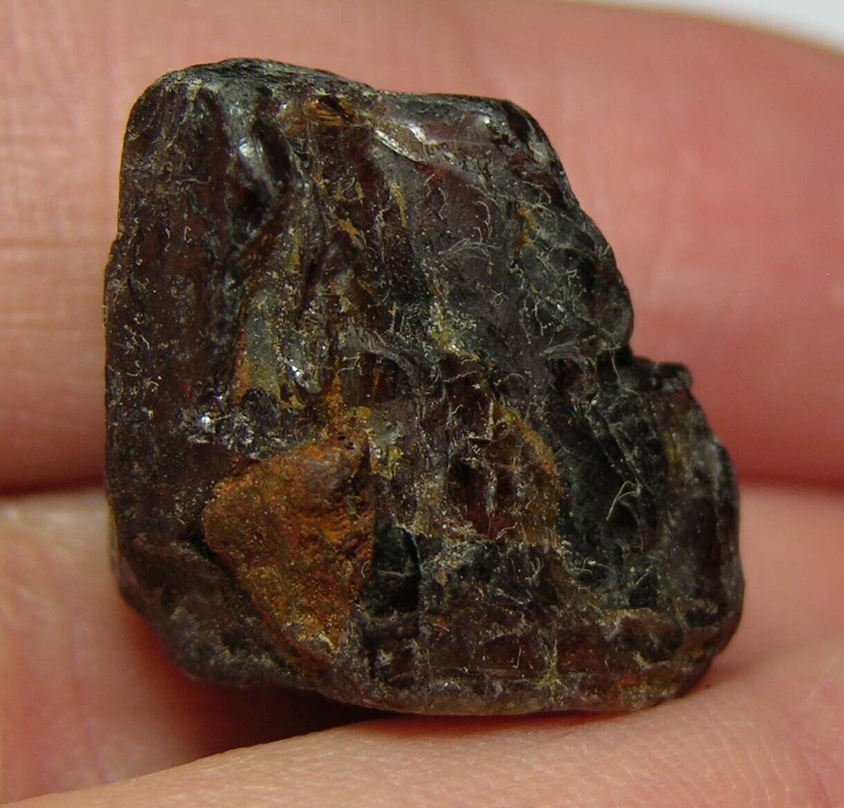 #1 Tanzania 36.60 ct 100% Natural Brown Zircon Rough Crystal Specimen 7.30g 21mm