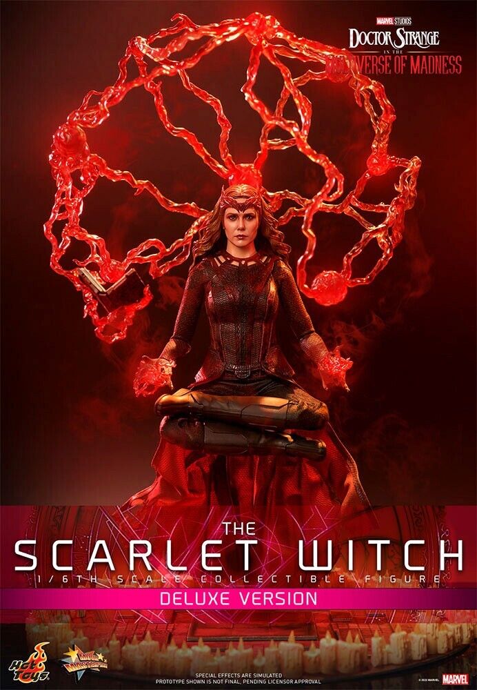 Hot Toys Scarlet Witch Deluxe - Multiverse of Madness - Elizabeth Olsen IN STOCK