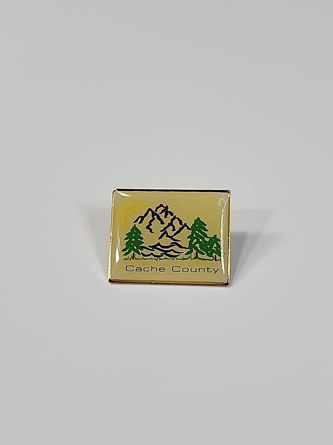 Cache County Utah Souvenir Lapel Pin