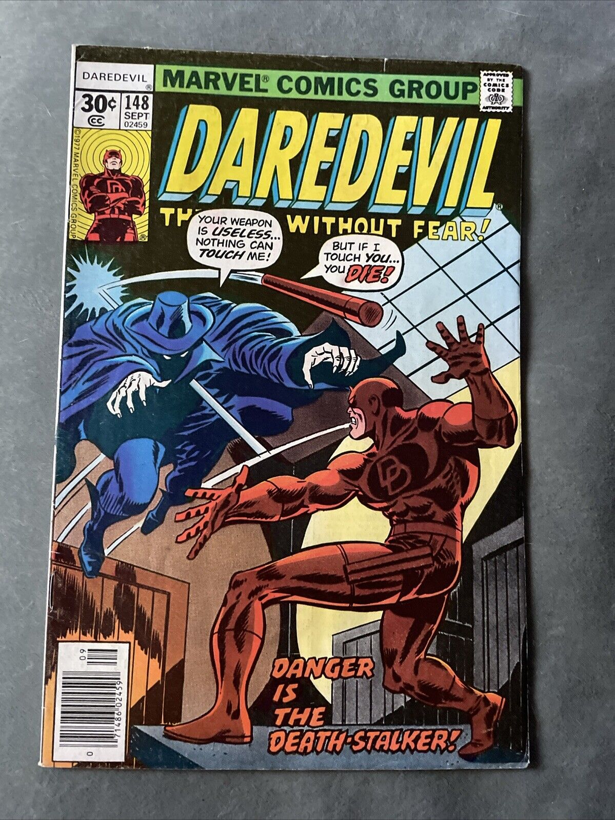 Daredevil #148 - 1977 F/ VF (see Pics) -  Death Stalker - 1st Nose Norton