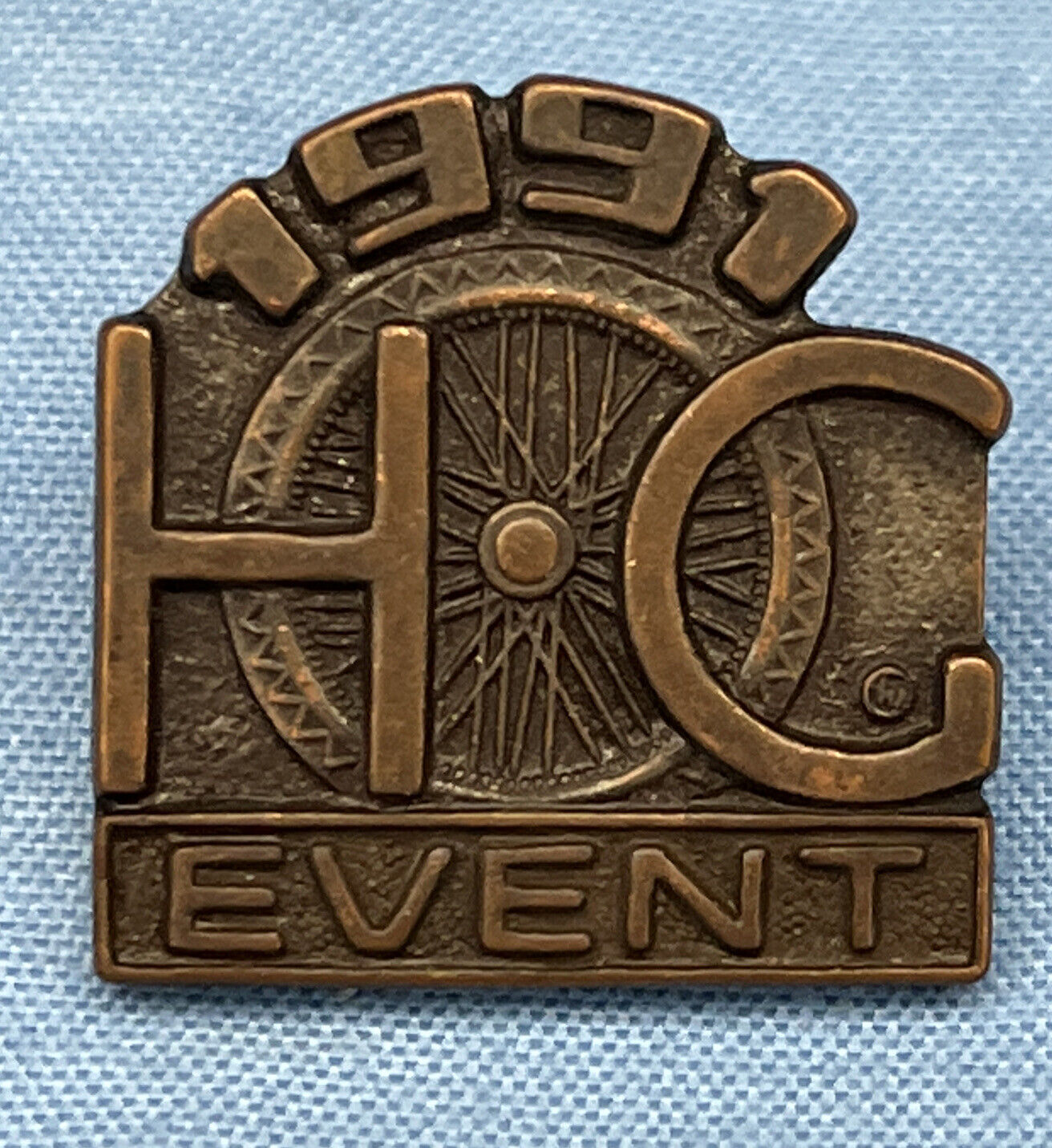 Vintage Licensed Harley Davidson 1991 HOG Event Pin