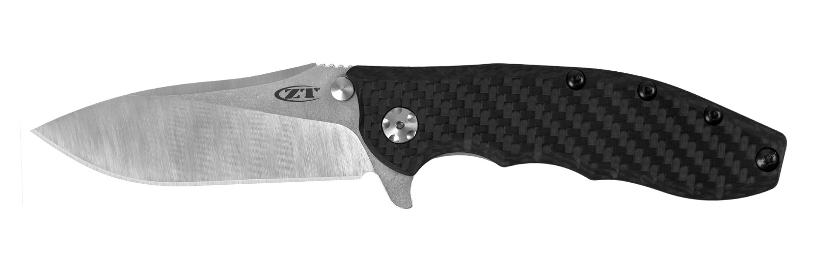 Zero Tolerance Knives 0562CF Frame Lock Black Carbon Fiber Titanium CPM 20CV