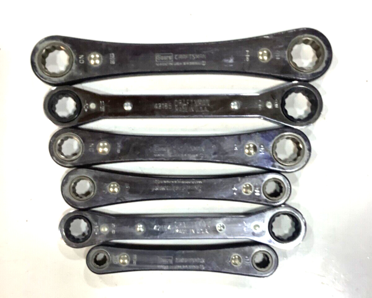6 Craftsman ratchet wrenches not a set