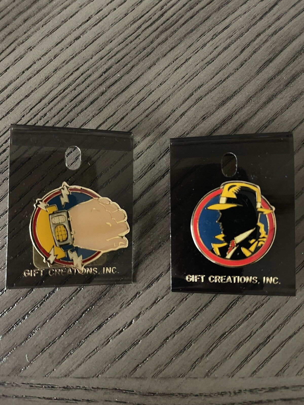 VTG Disney Dick Tracy ￼& Wrist Watch Enamel Trading Pins by Gift Creations