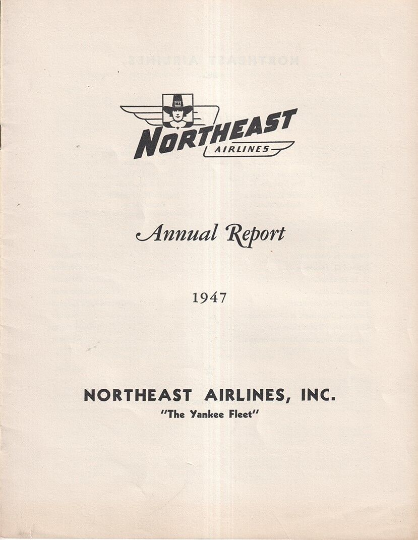 Northeast Airlines annual report 1947