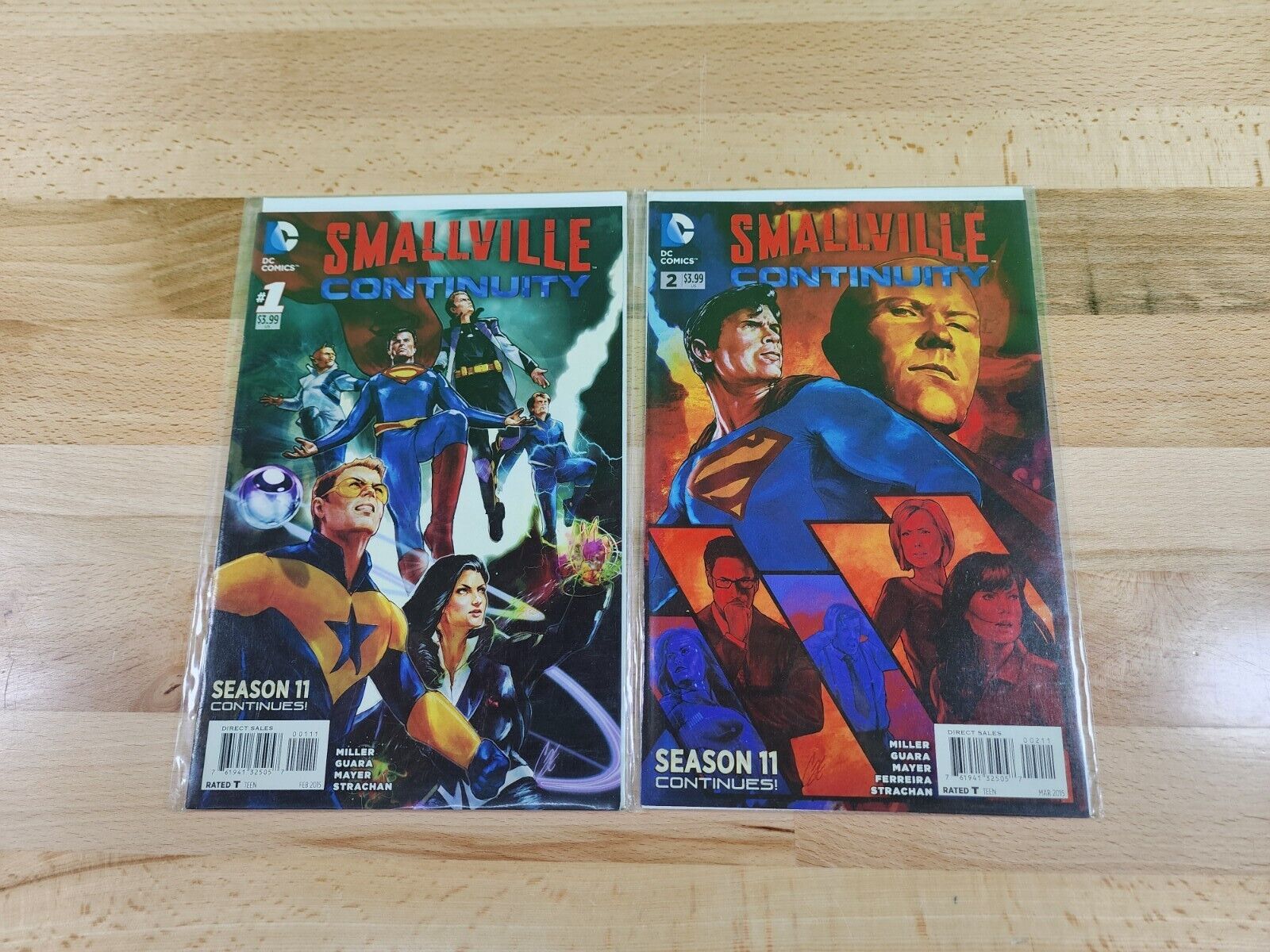 Smallville Continuity #1 & #2 Season 11 Continues FINALE SUPERMAN DC Comics