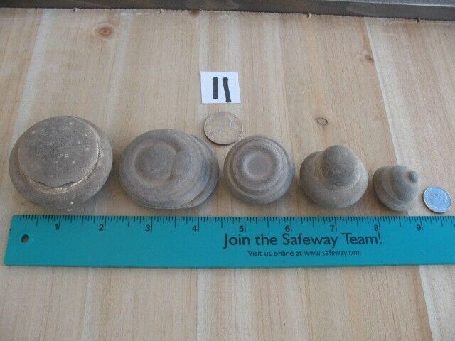 LOT OF 5 CONCRETION Natures Sculpture Goddess Fairy Stone Self Mined NY 328 Gram